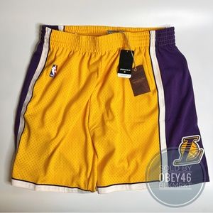 Mitchell & Ness 09-10 Los Angeles Lakers NBA Home Swingman Shorts M